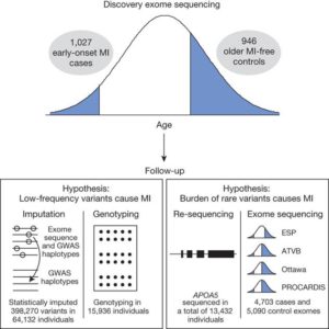 Exome sequencing identifies rare LDLR and APOA5 alleles conferring risk for myocardial infarction